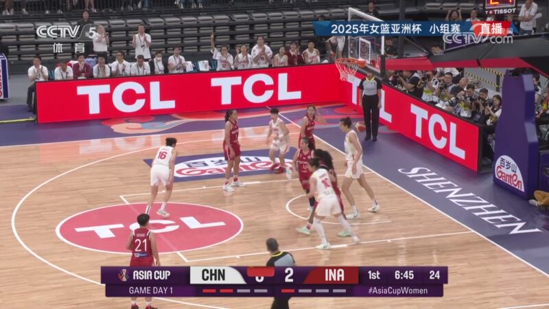 女篮亚洲杯-张子宇首秀11分钟13分 中国七人上双狂胜印尼51分